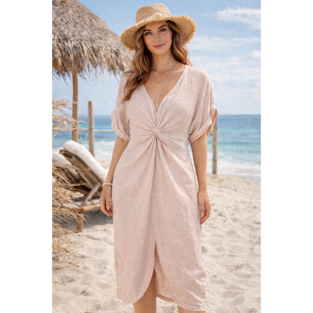 Elegant Pink Women's Swim Coverup